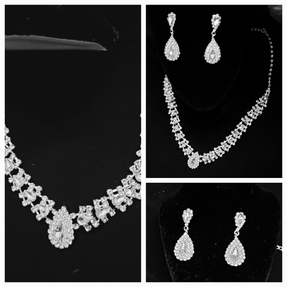 Brand-new, exquisite necklace and earring set, perfect for weddings...